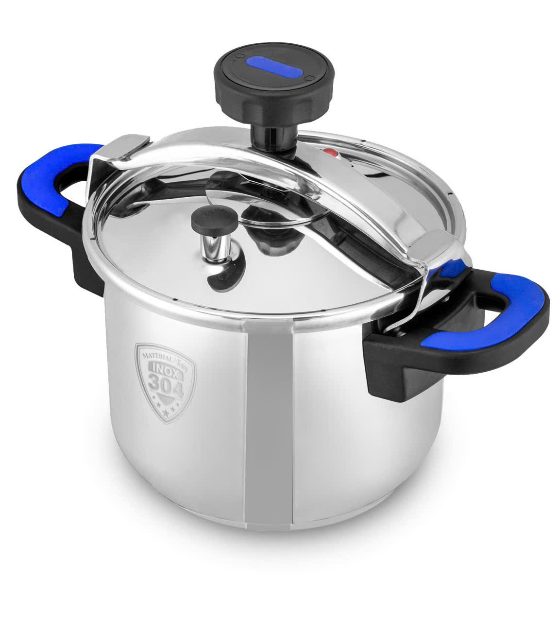 Nồi áp suất inox 304, chống nổ, dùng cho bếp từ bếp ga bếp hồng ngoại dung tích 6 lít và 8 lít hàng chính hãng