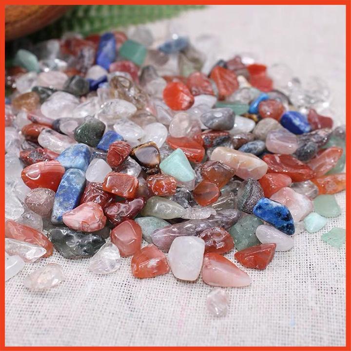 Đá trang trí hồ cá nhiều màu