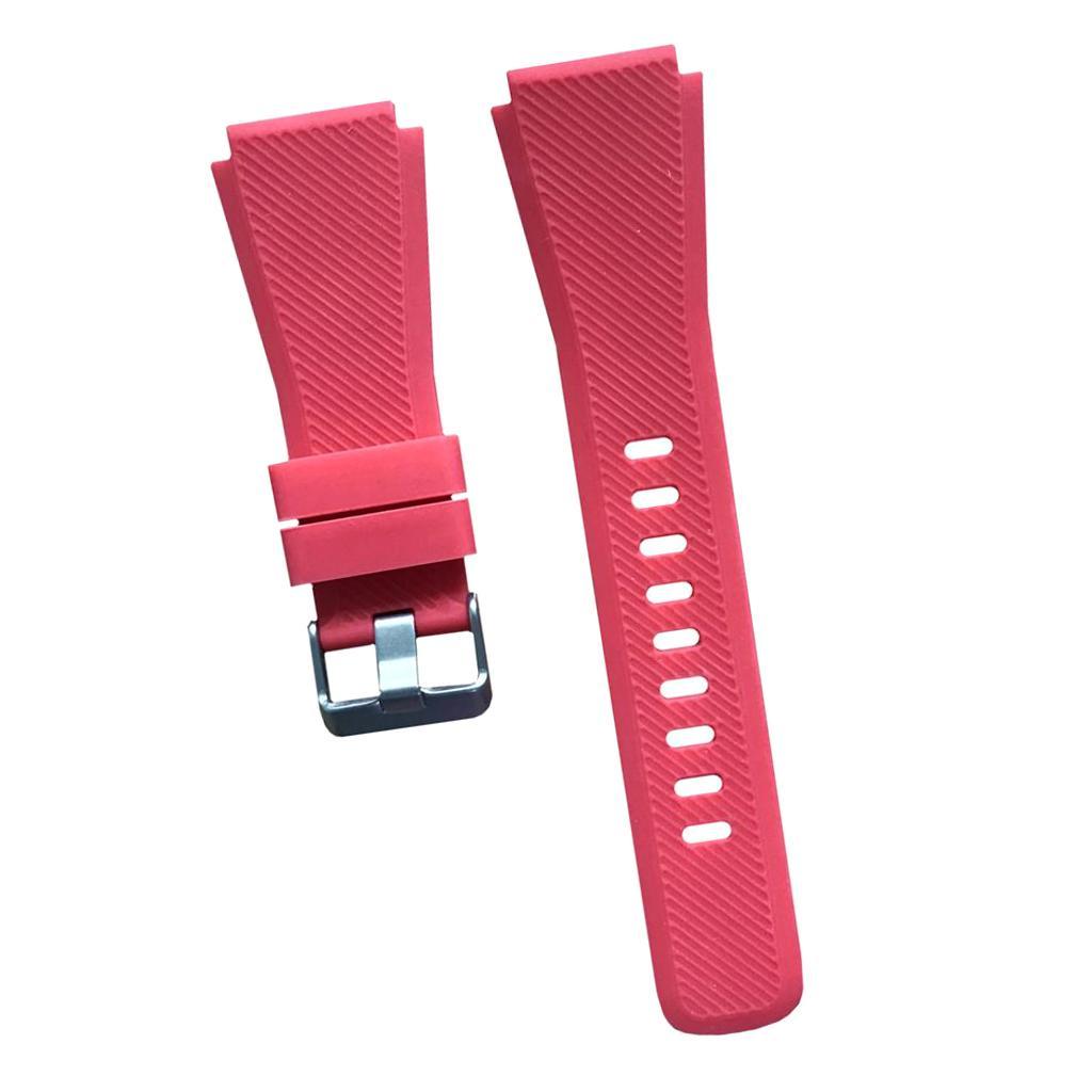 2 Pieces Replacement Silicone Band Strap For Samsung Gear S3 22mm Band