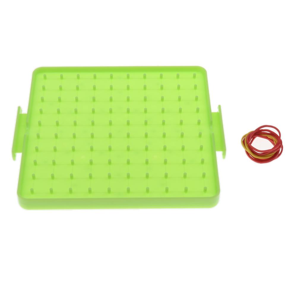 Giáo Dục Trợ Nhựa Geoboard Hình Học Giảng Dạy Nhạc Cụ Sơ Cấp