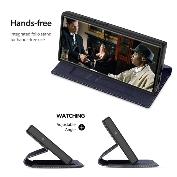 Bao da dành cho Samsung Galaxy S23 Ultra DuxDucis Magnetic Folio Skin X2 Series - Hàng Nhập Khẩu
