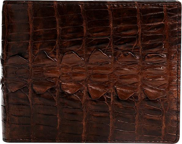 Bộ Ví &amp; Thắt Lưng Nam Da Cá Sấu Gai Đuôi Huy Hoàng HT2242-HT4245 (23 x 11,5 cm) - Nâu Đất