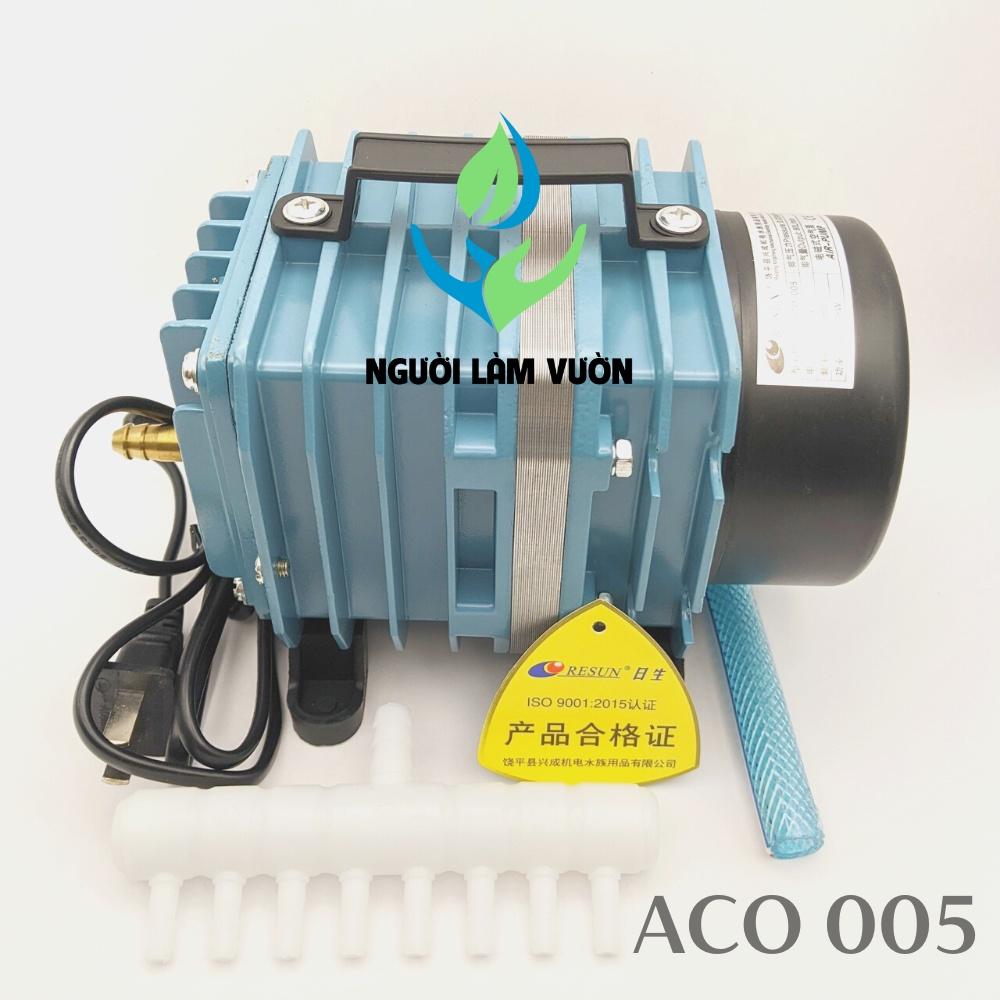 Máy bơm oxy hồ cá - Máy thổi oxy RESUN ACO - 005 - 75W dùng cho hồ cá, hồ Koi