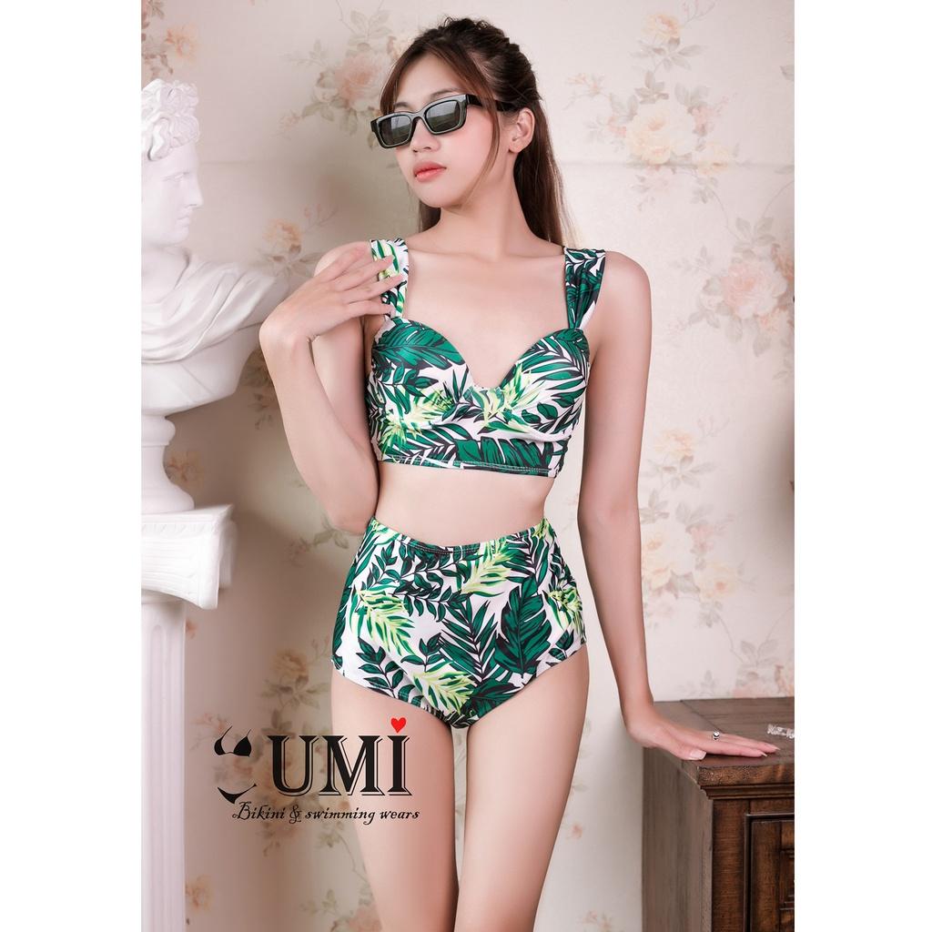 BIKINI ÁO HOA + VÁY HOẶC QUẦN CẠP CAO NHIỀU MÀU SẮC BIKINI UMI