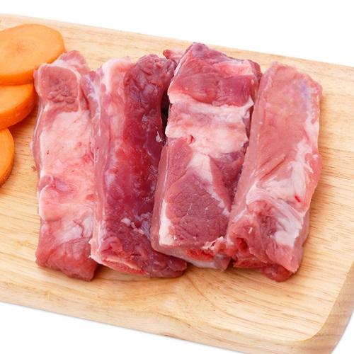 - Sườn không cục thịt heo 1kg