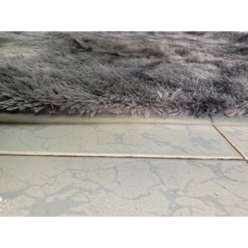 THẢM LÔNG LOANG MÀU XÁM ĐEN MỚI - CHUYÊN TRẢI SÀN SOFA