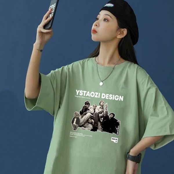 Áo Phông Hình Người , Phong Cách Vintage Nam Nữ , Thời Trang Unisex Nam Nữ 2022