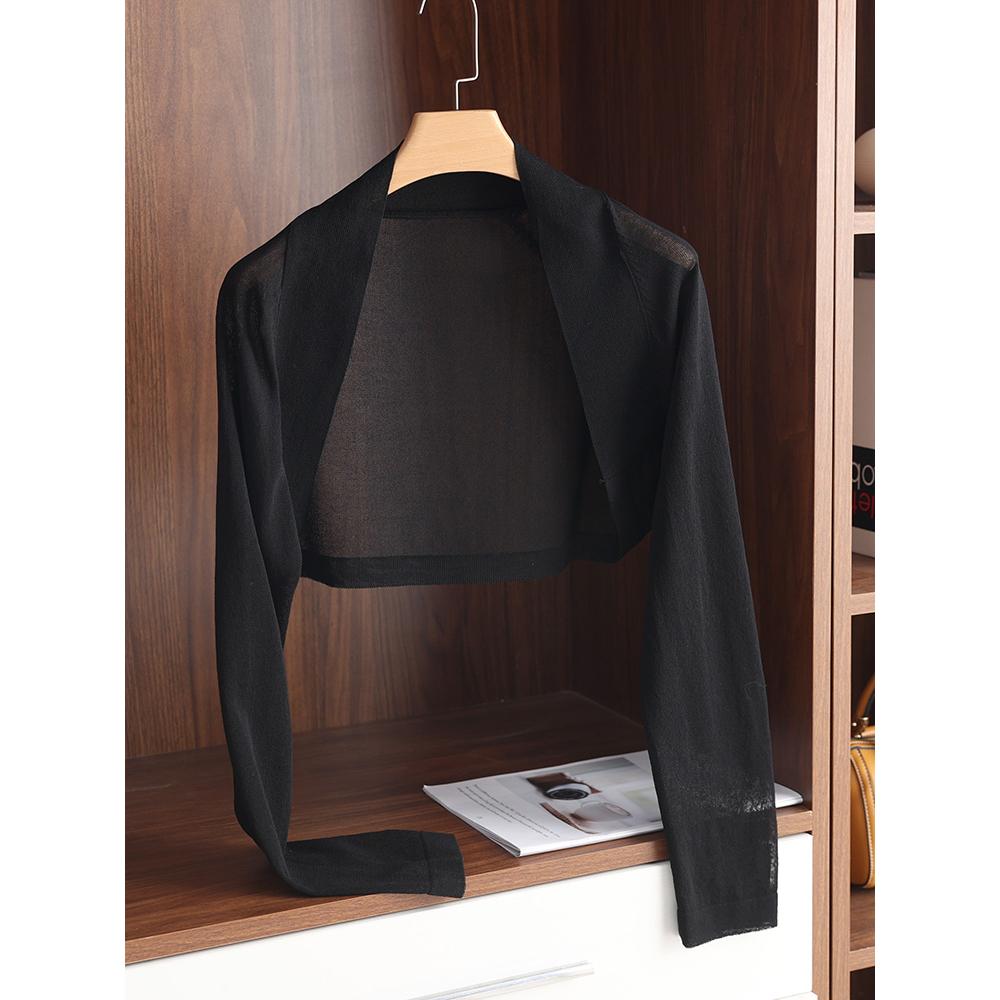 [L2M] Áo khoác len nữ cardigan dệt kim CHOÀNG NGANG LƯNG tay dài che khuyết điểm dễ phối đồ Quảng Châu