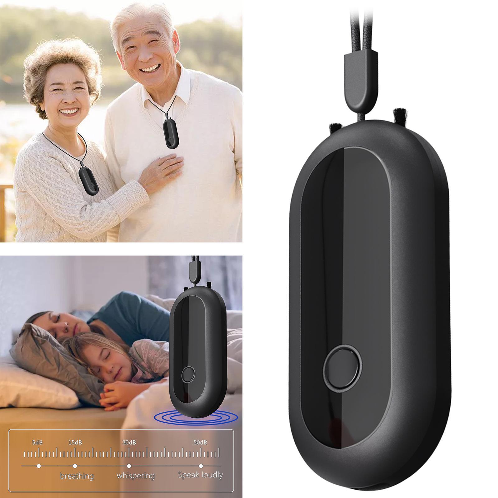 2xAir Purifier Portable Personal Wearable Necklace Negative Ionizer Anion Air Black