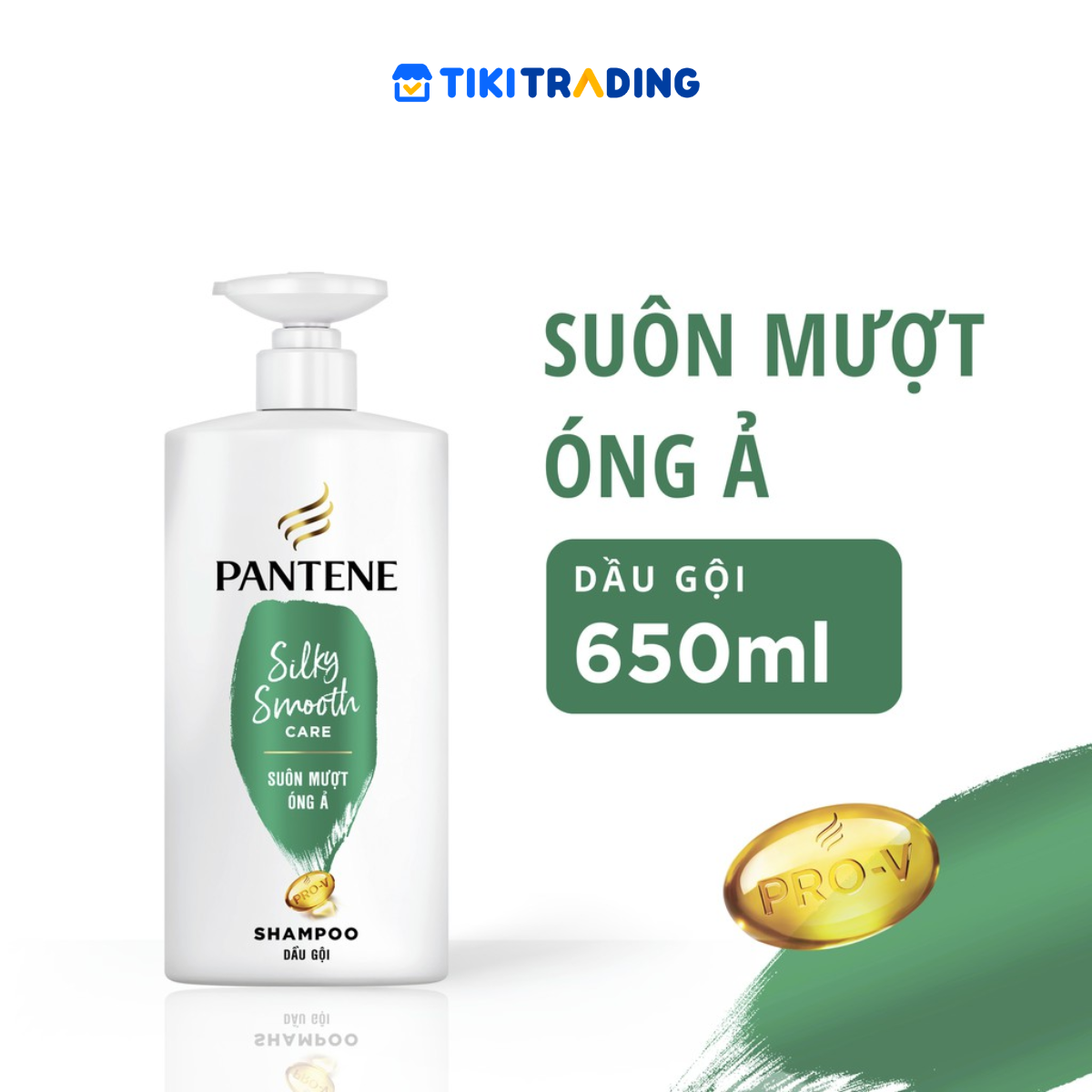 Dầu Gội Pantene Mượt Mà Óng Ả - 650ml