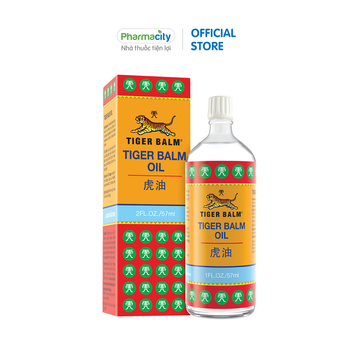 Dầu gió Tiger Balm Oil giảm đau nhức, bầm tím, bong gân