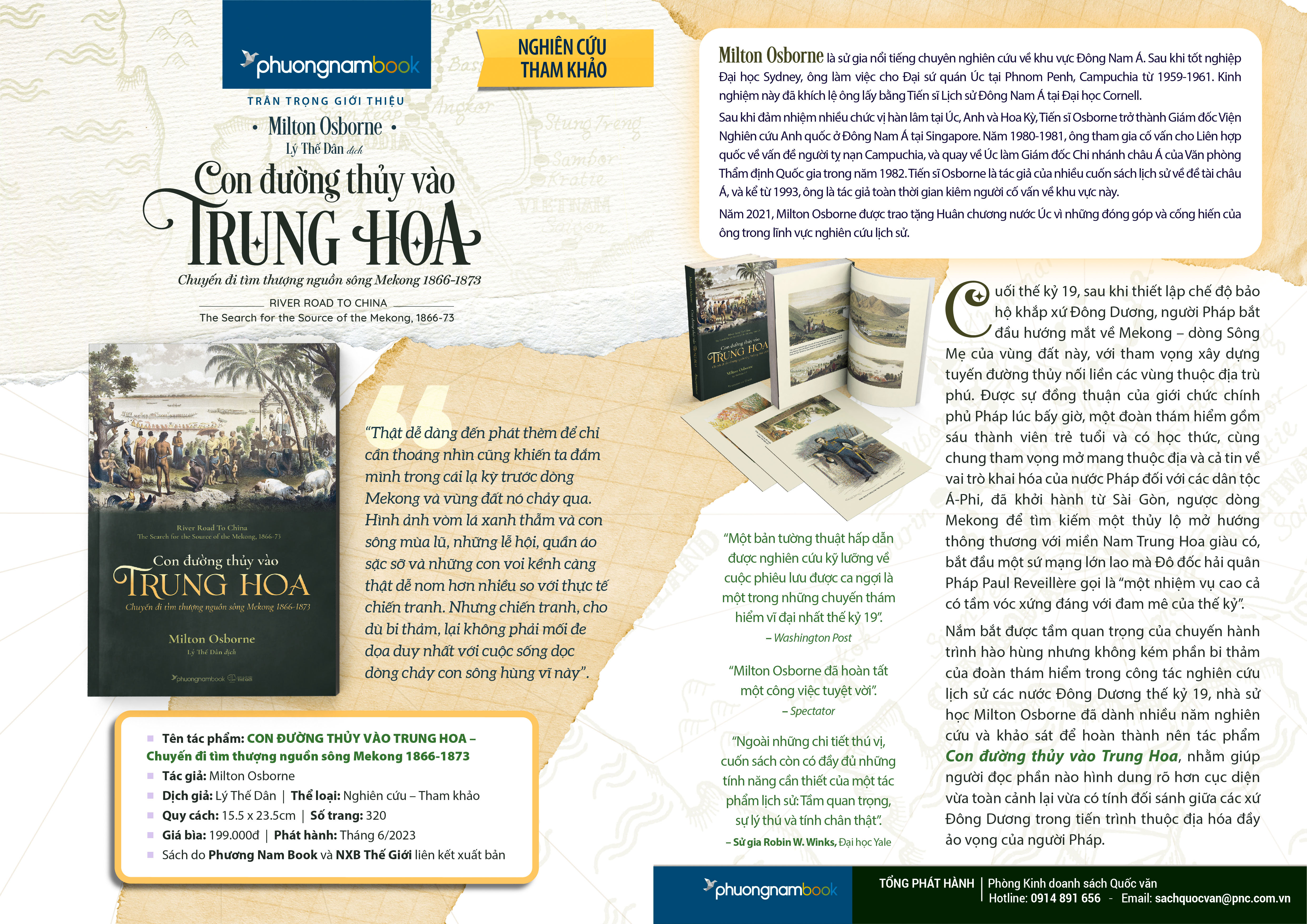 CON ĐƯỜNG THỦY VÀO TRUNG HOA - Milton Osborne - Lý Thế Dân -