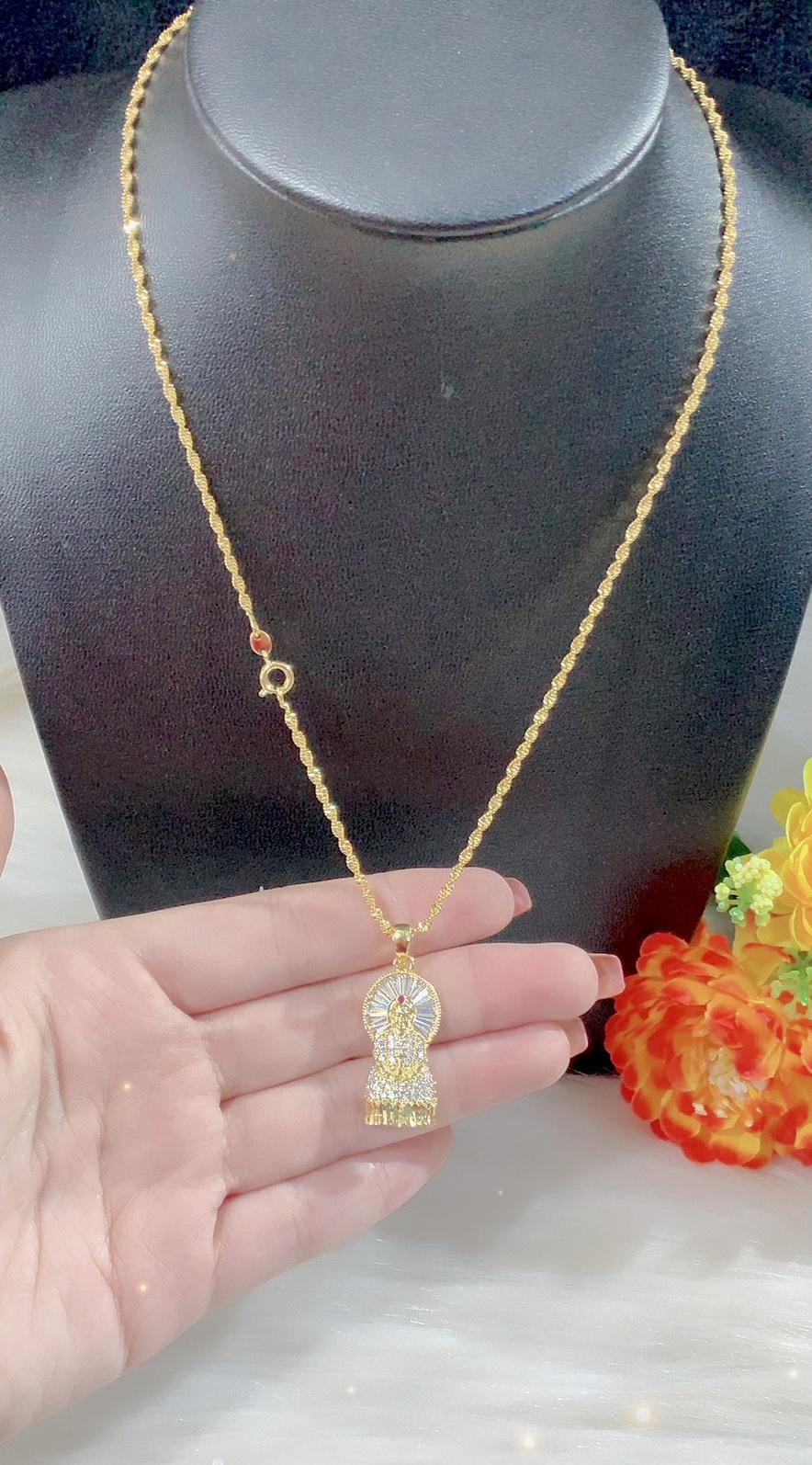 Dây chuyền nữ mạ 18k cao cấp P26