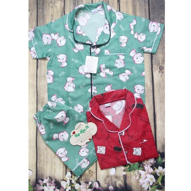 COMBO 2 BỘ 1 ĐÙI 1 DÀI PIJAMA SIÊU CƯNG
