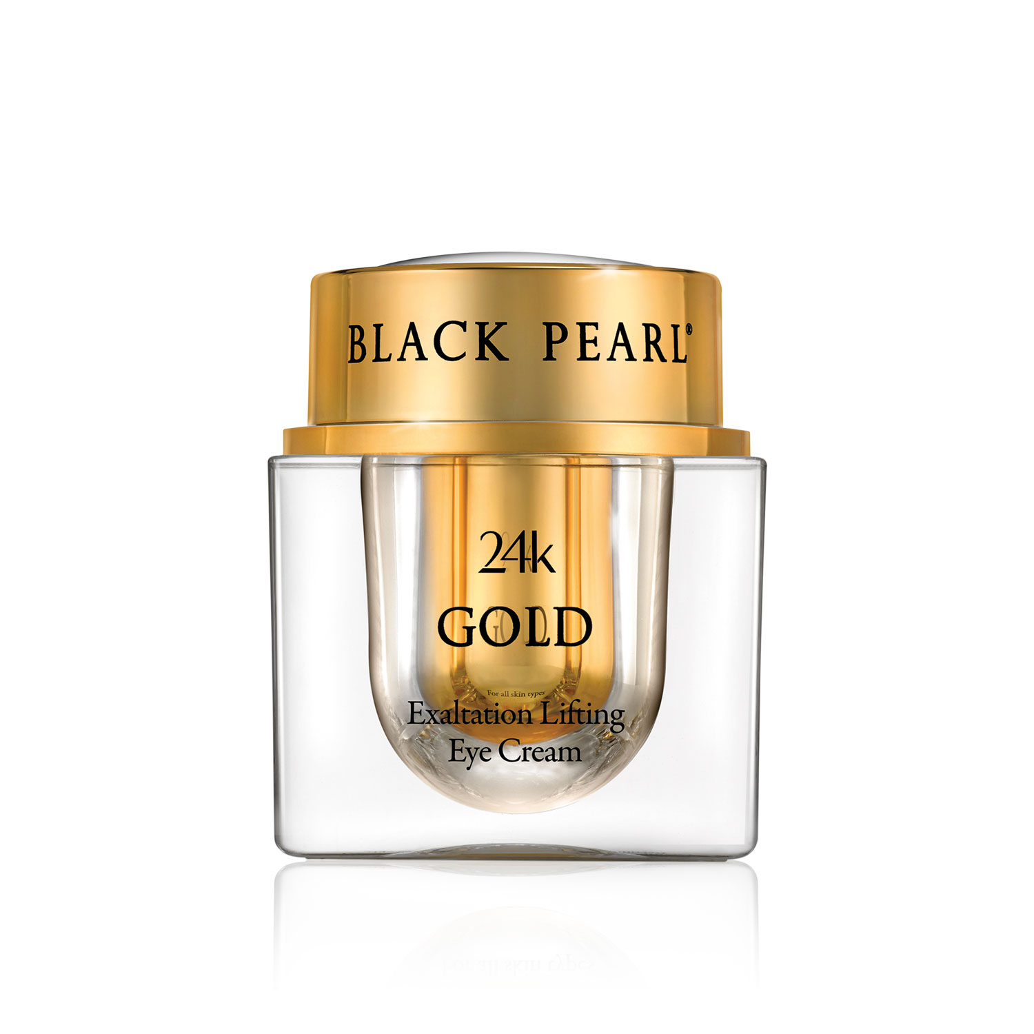 Kem Nâng Cơ Vùng Mắt Vàng 24k Black Pearl - 24k Gold Exaltation Lifting Eye Cream -  Có Nguồn Gốc Từ Biển Chết - Xuất Xứ Israel - Làm Mịn Da Và Làm Săn Chắc Da