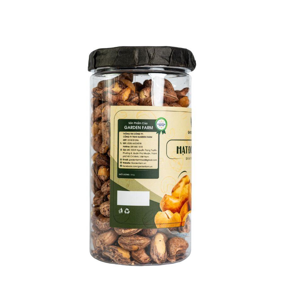 Hạt điều rang muối GARDEN FARM hũ 500g
