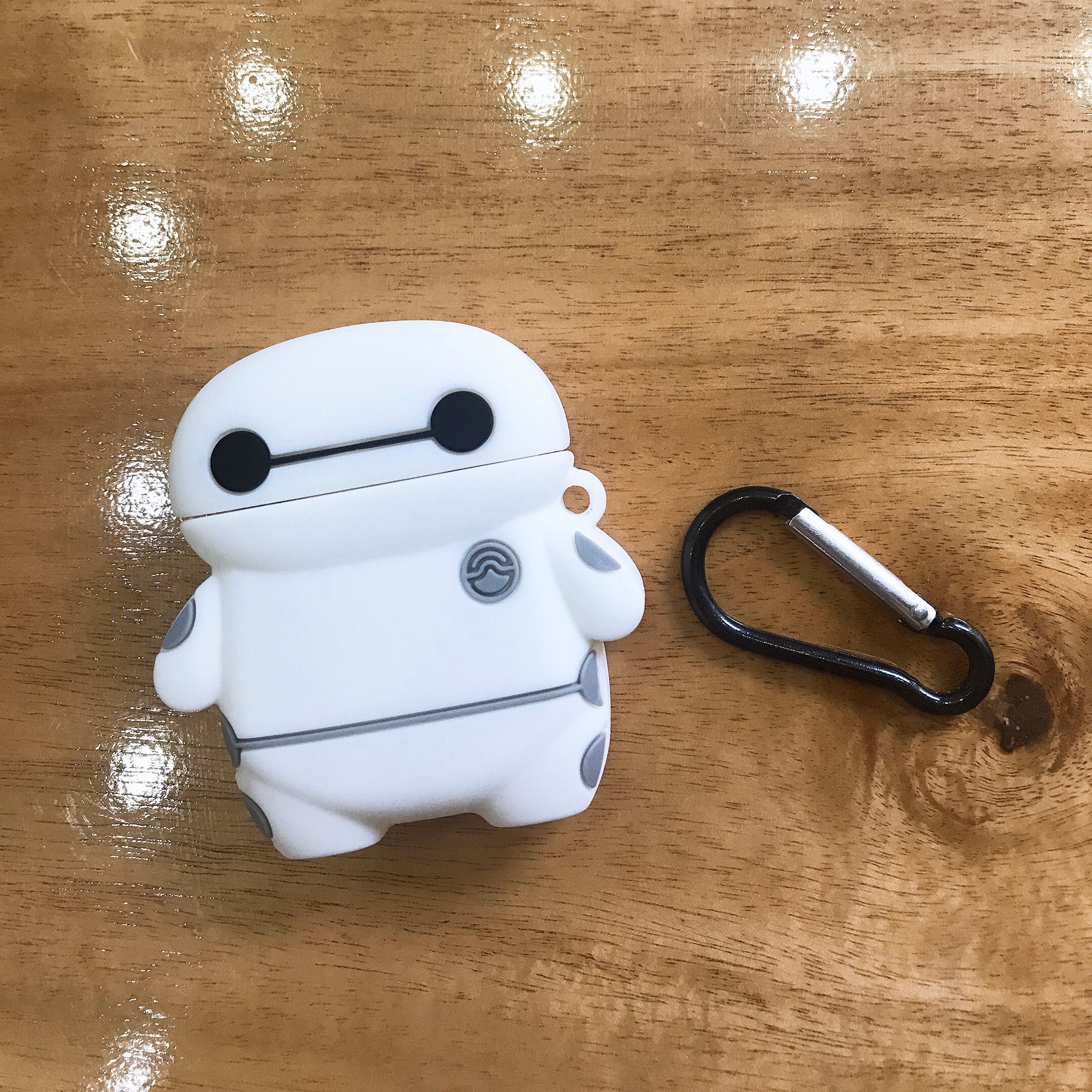 Bao Case Silicon Cho Tai Nghe Apple AirPods 1 / AirPods 2 -  Hình Big Hero Trắng