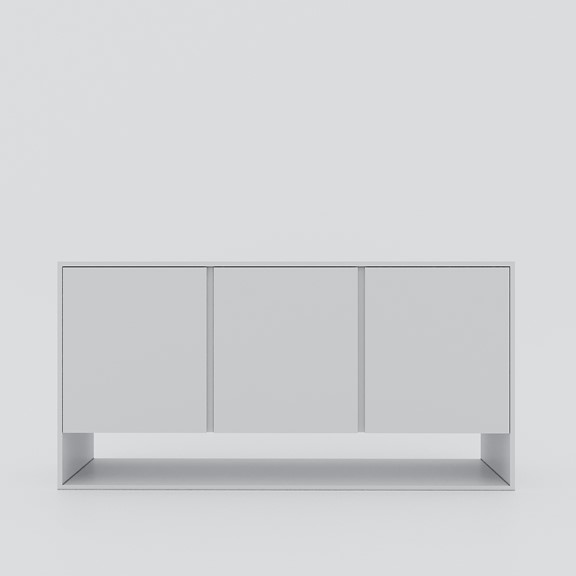 NORDIC, Tủ đựng đồ lưu trữ 3 ngăn STO_014, 160x45x80cm