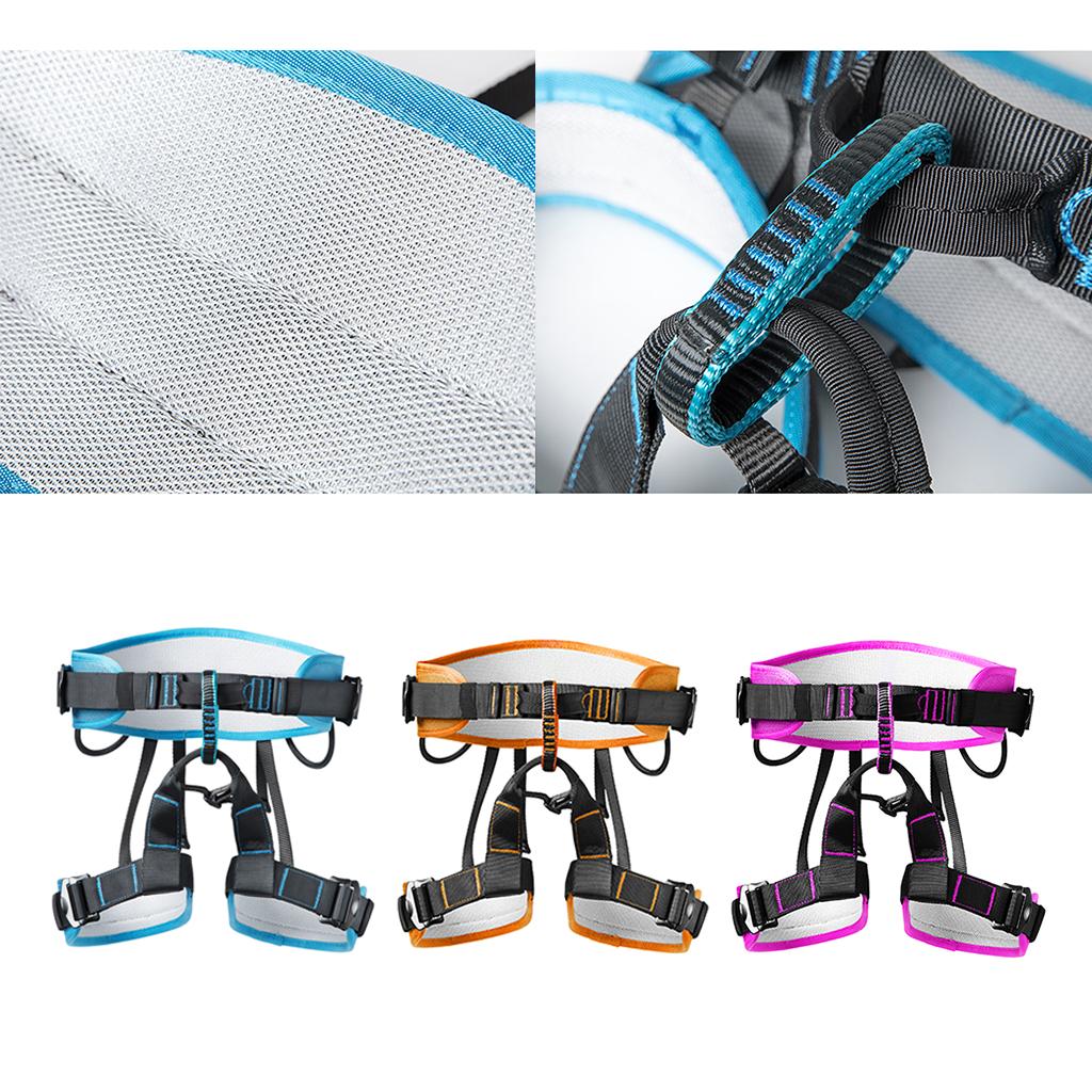 Professional Safety Rock Climbing Rappel Harness Seat Sitting Waist Belt Strap