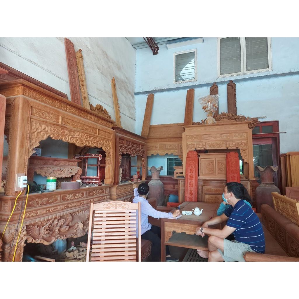 Bàn thờ chung cư gỗ mít 153*61*127