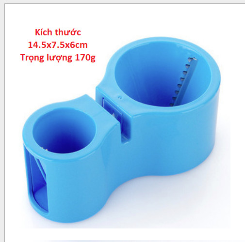 Dụng cụ bào sợi rau củ, vặn 2 đầu xoắn ốc kèm mài dao 2 trong 1. Đồ dùng nhà bếp sang tạo đa năng