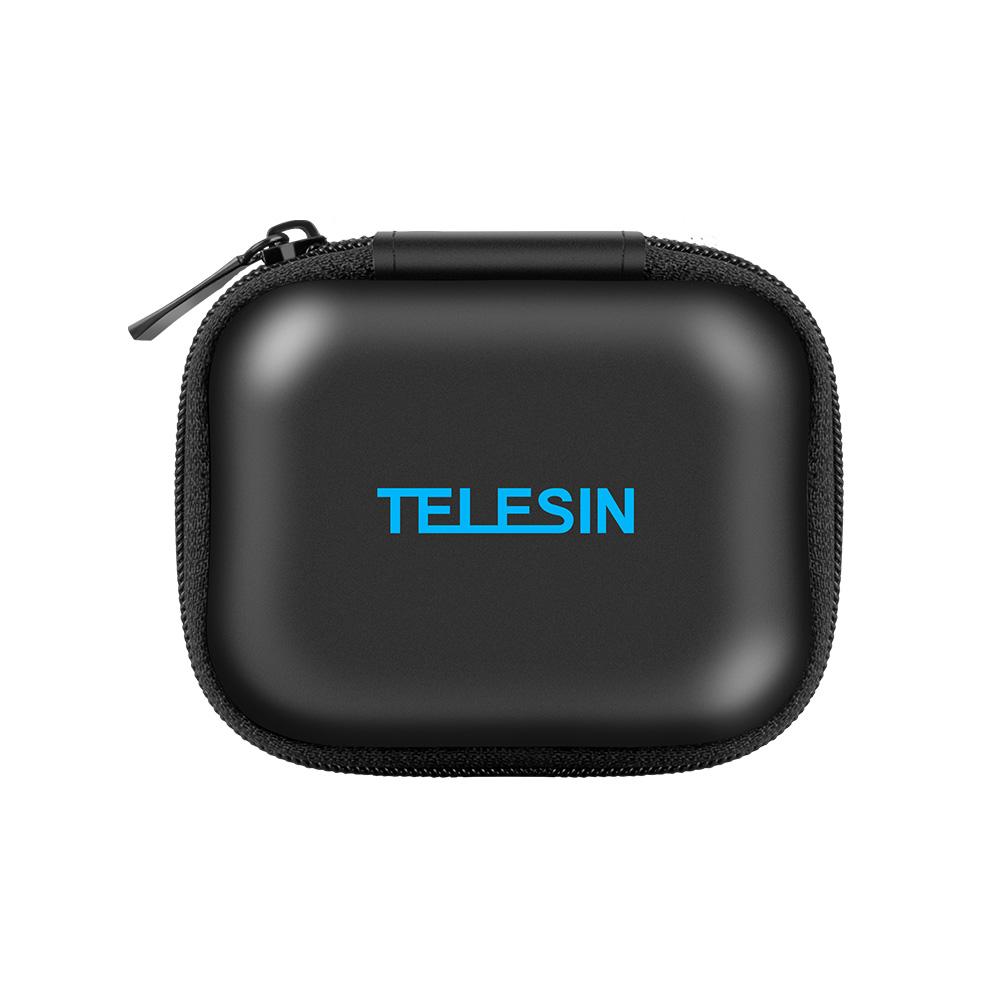 Túi máy ảnh lưu trữ mini Telesin Mini Vỏ bảo vệ màu đen cho GoPro Hero 8 7 6 5 Phụ kiện camera hành động Osmo màu đen