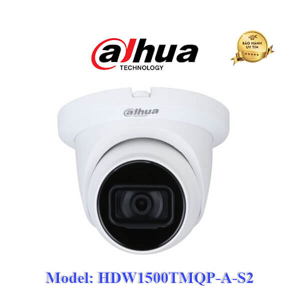 Camera HDCVI 5MP DAHUA DH-HAC-HDW1500TMQP-A-S2 Tích Hợp Mic-HÀNG CHÍNH HÃNG