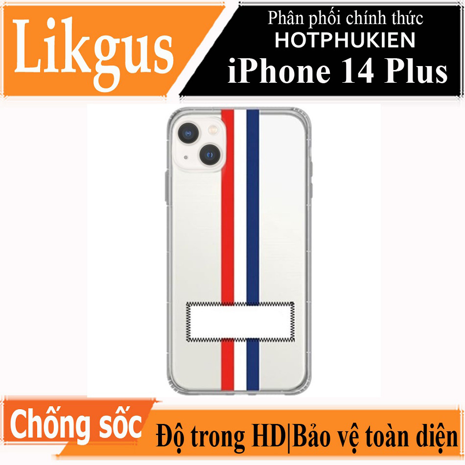 Ốp lưng chống sốc cho iPhone 14 Plus  hiệu Likgus Thom Browne  - hàng nhập khẩu