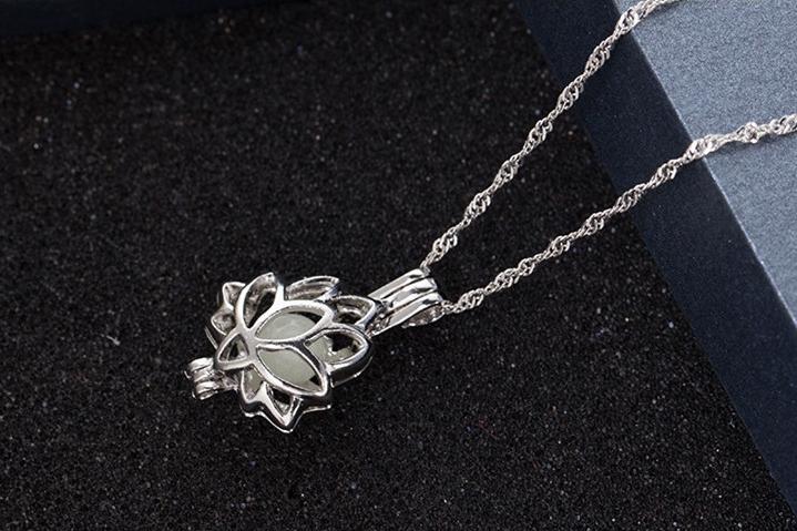 Dây chuyền hạt phát sáng hoa đăng PSHD19