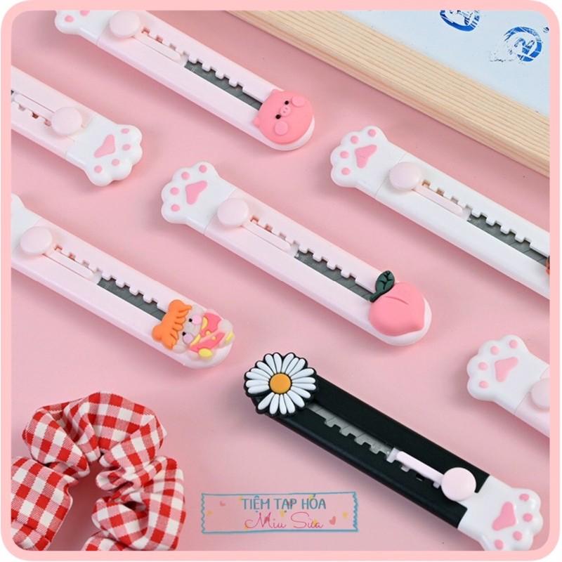 Dao dọc giấy mini cute gắn icon - MiuSua