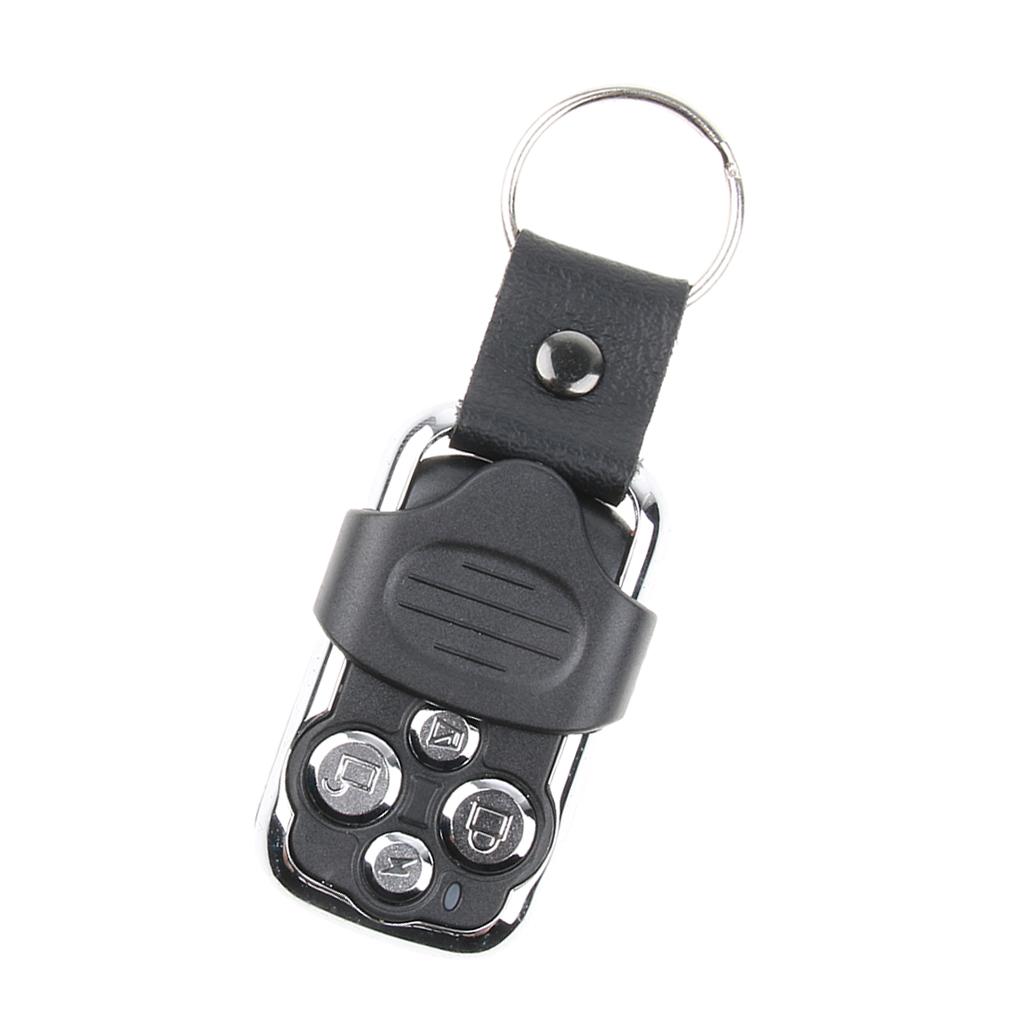 Universal Electric Gate Garage Door Remote Control Key Fob Mini Key Chain Door Opener 4-Button Key Chain Transmitter