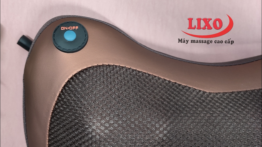 Gối Massage Hồng Ngoại 8 bi - GM234 - Giảm Cơn Đau Nhức, Mỏi Mệt Vai, Gáy, Cổ... phiên bản mới