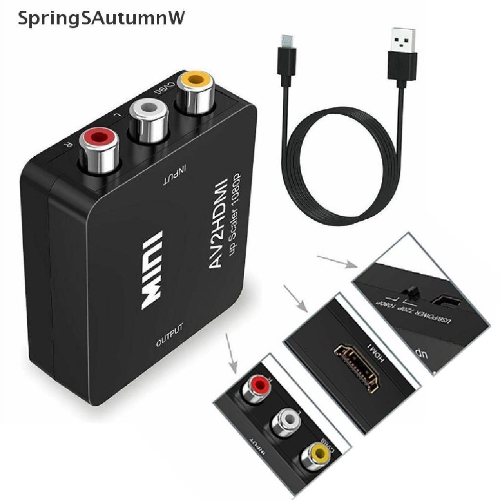 Đầu Chuyển Đổi Rca AV Sang HDMI AV 2 HDMI 1080P Mini Chất Lượng Cao