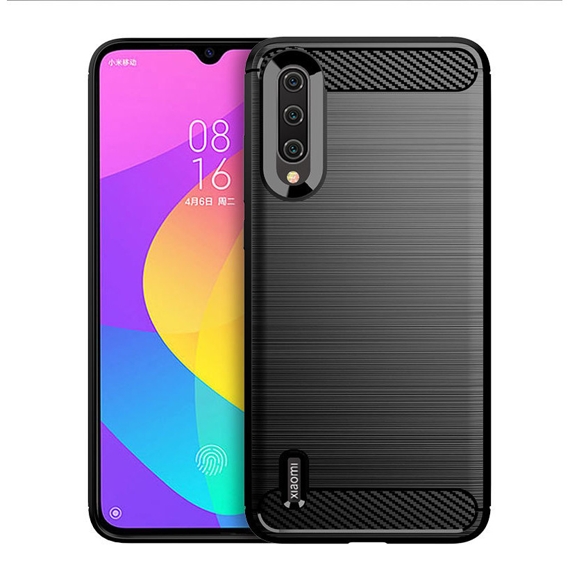 Ốp Lưng Chống Sốc Vân Cabon Cho Điện Thoại Xiaomi Mi CC9E