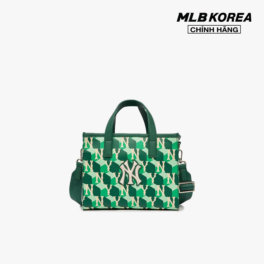 MLB - Túi tote chữ nhật Cube Monogram Small 3AORS022N-43BRD