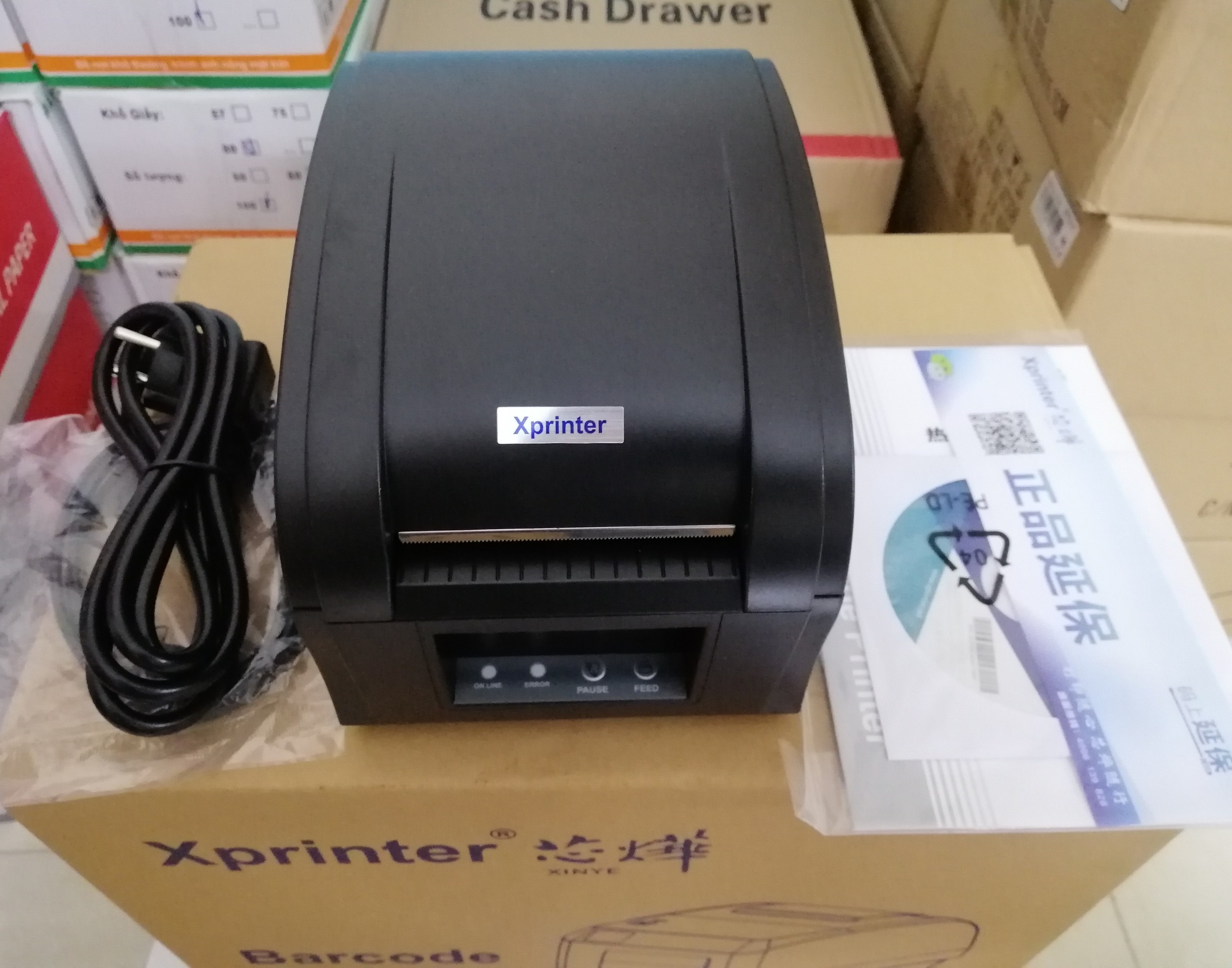 Máy in mã vạch Xprinter XP-360B - Hàng Nhập Khẩu