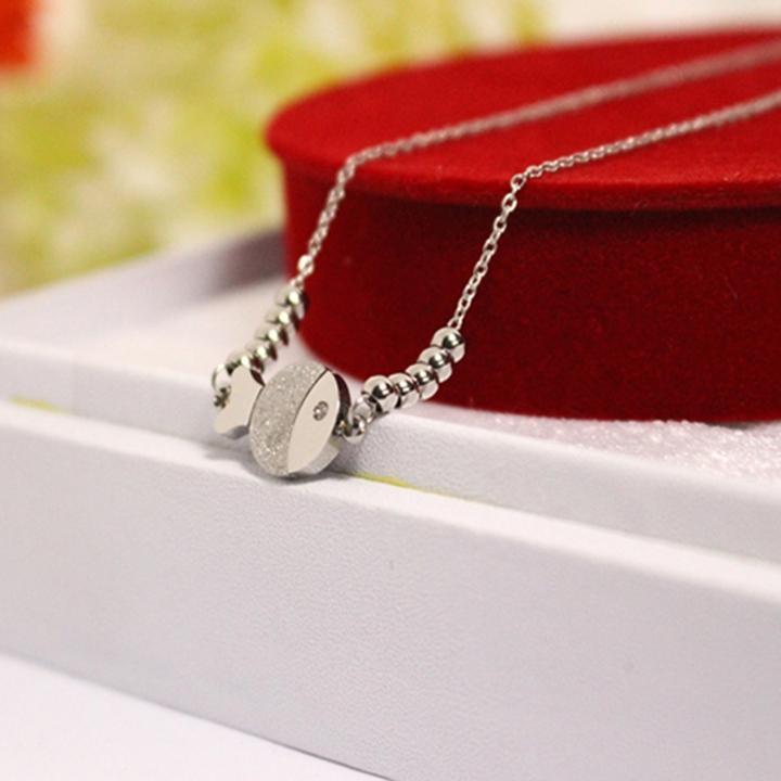 Dây chuyền nữ titan thời trang mặt con cá phan cát thép không gỉ trangsucpt có 3 màu sắc DCNUT66