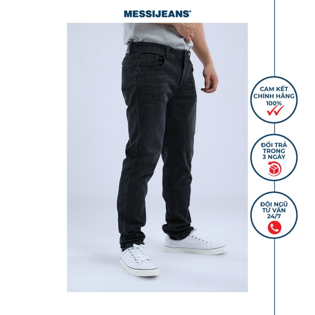 Quần Jeans Nam Màu Đen Thời Trang Cao Cấp MESSI MJB0192