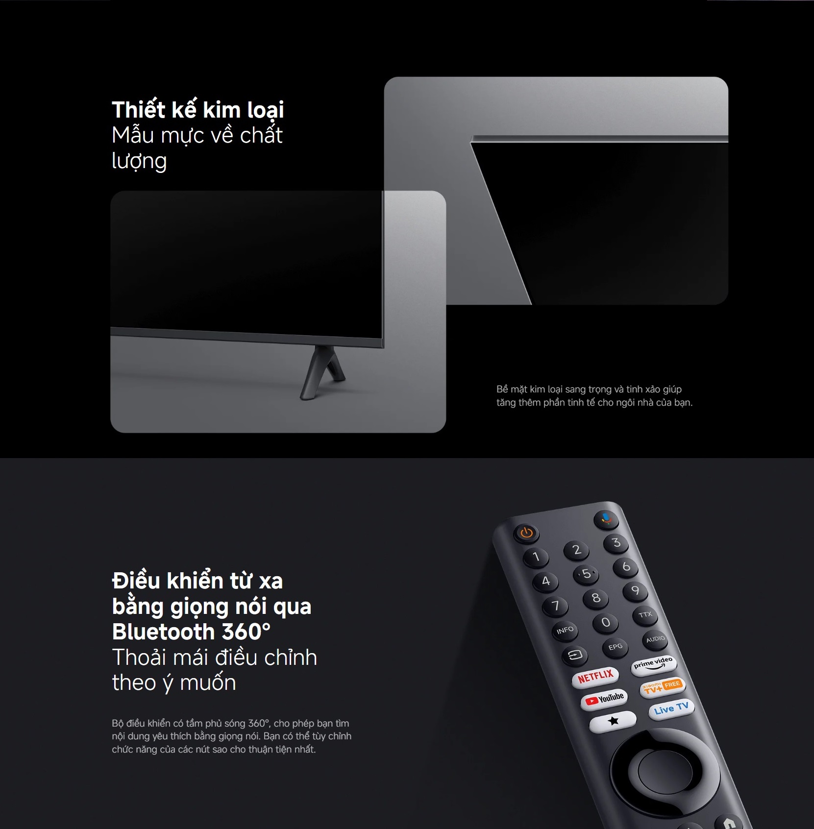 [NEW 2026 TV Series] Smart Tivi Xiaomi TV A 43 2026 - 43 Inch - UHD 4K - Hàng Chính Hãng