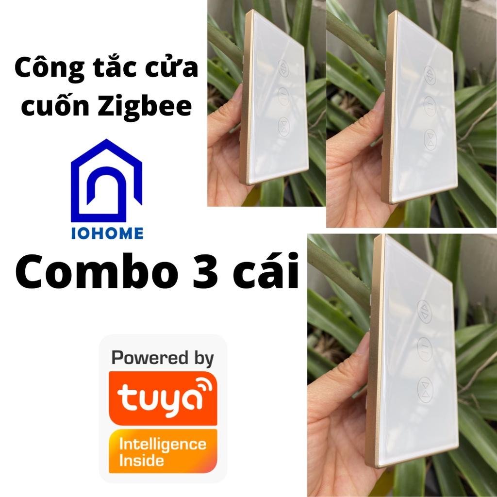Công tắc điều khiển cửa cuốn thông minh cao cấp Tuya kết nối wifi & Bluetooth và hệ Zigbee