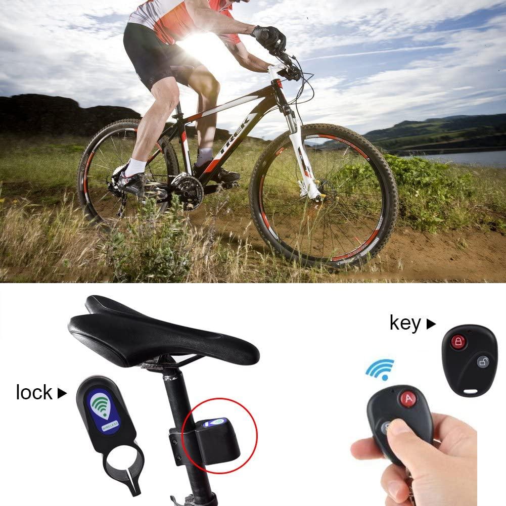 Khóa an toàn xe đạp không dây với điều khiển từ xa cho xe đạp leo núi