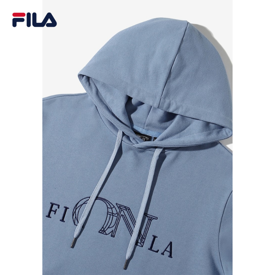 Áo khoác hoodie tay dài có nón unisex Fila x BTS Now On Big Logo - FS2POD2B31X