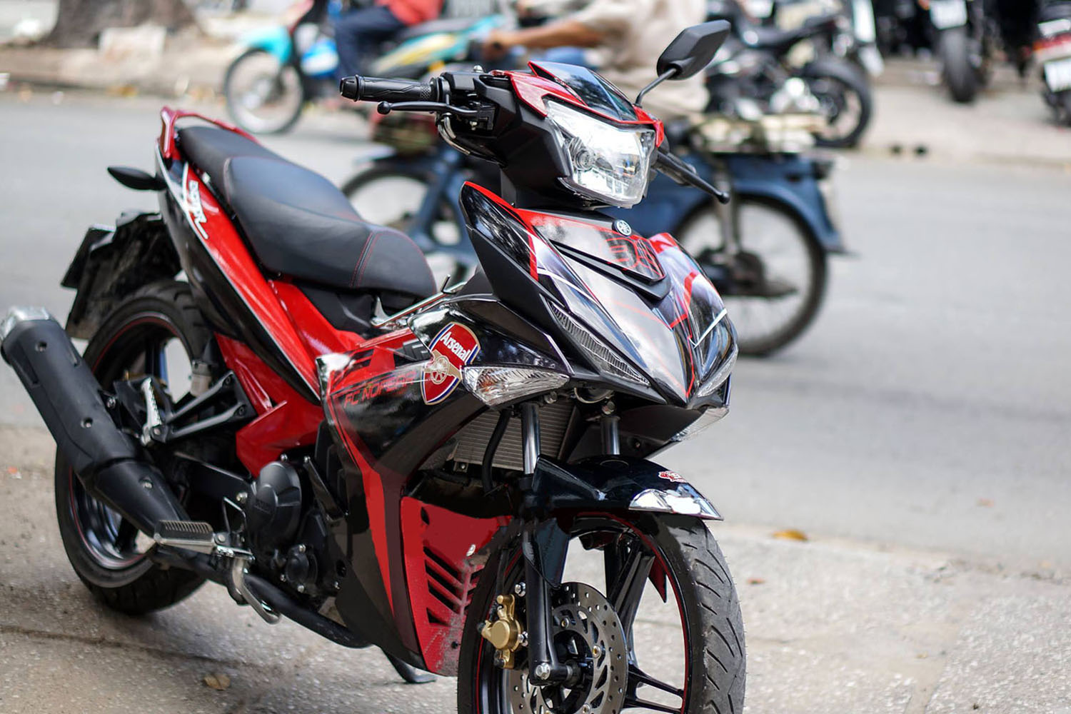 Tem trùm Exciter 150 Arsenal
