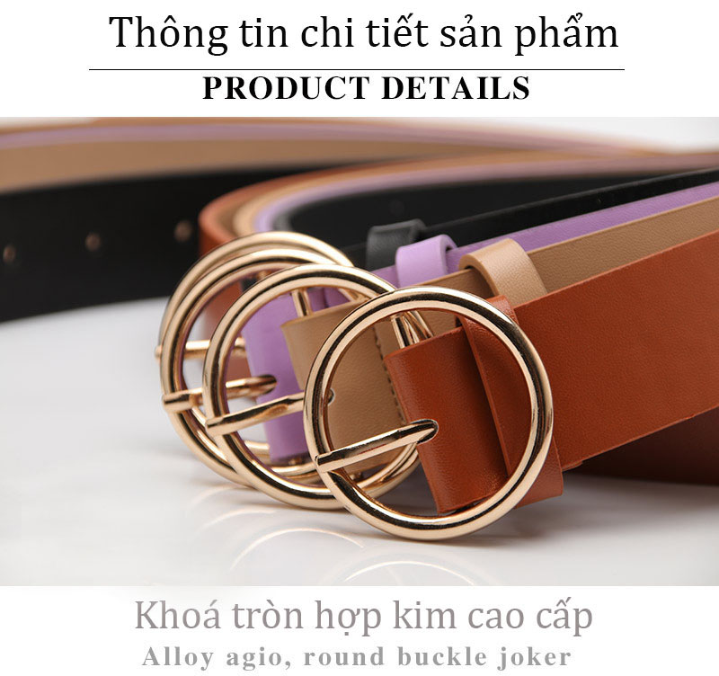 Thắt lưng nữ/ dây nịt nữ đẹp thời trang phong cách Hàn Quốc mã TL.632