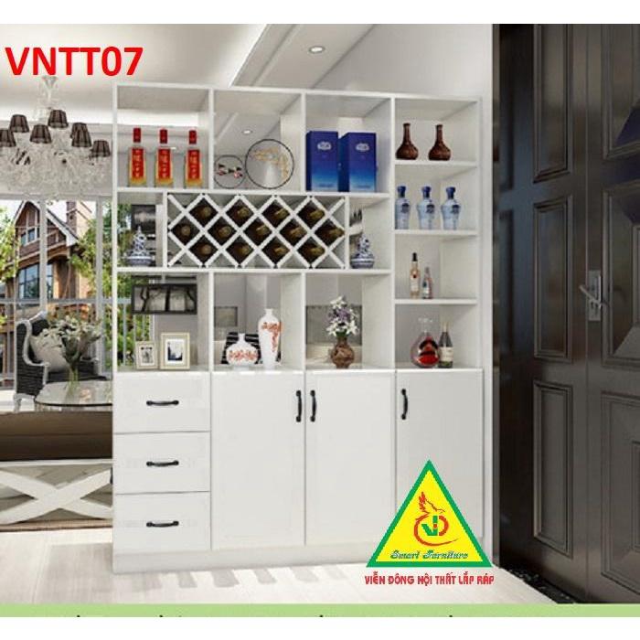 TỦ KỆ TRANG TRÍ KIÊM VÁCH NGĂN VNTT07A - Nội thất lắp ráp Viendong Adv