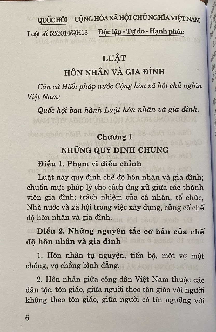 Luật Hôn Nhân Và Gia Đình