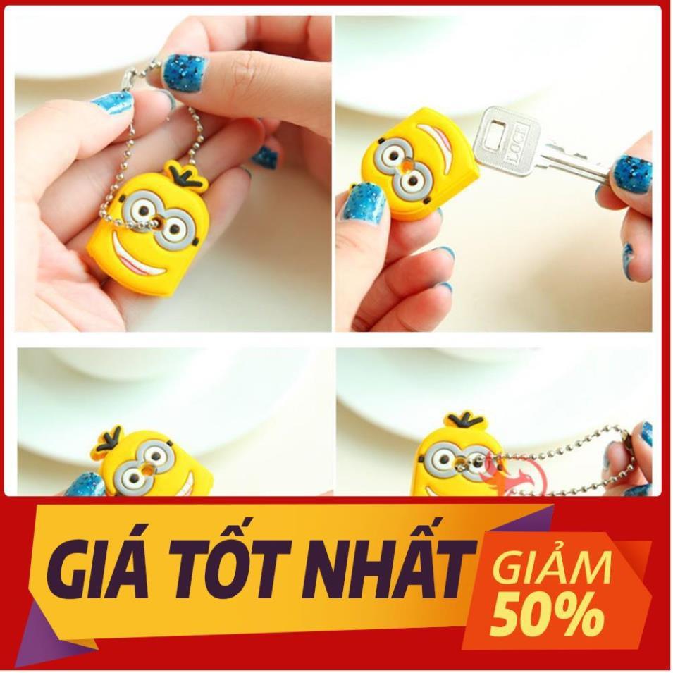 Móc khóa bọc chìa khóa hình thú hoạt hình dây đẹp dễ thương ngộ nghĩnh cute đáng yêu silicon
