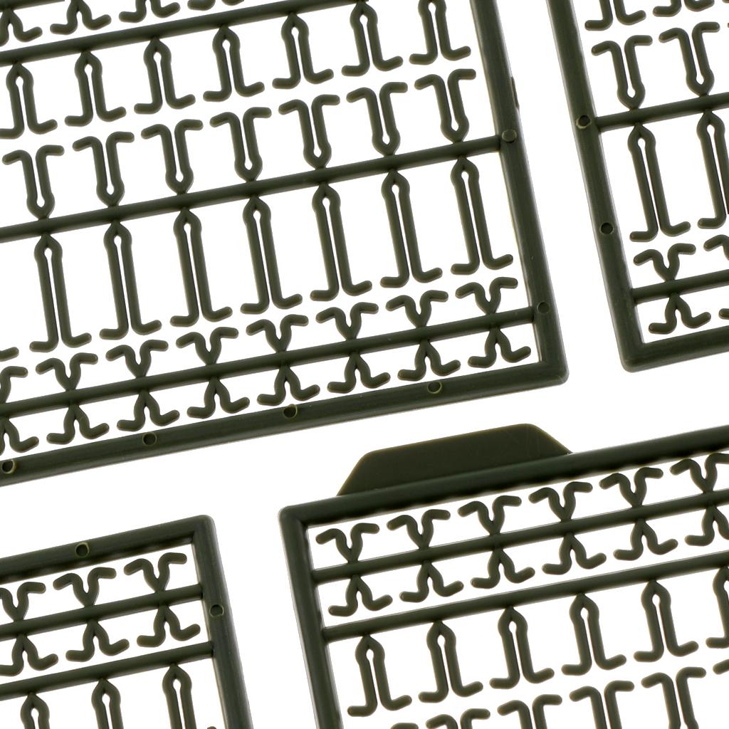 5pcs Boilie Stopper Lure Stops Hair Rig Extender Fishing Accessories Green