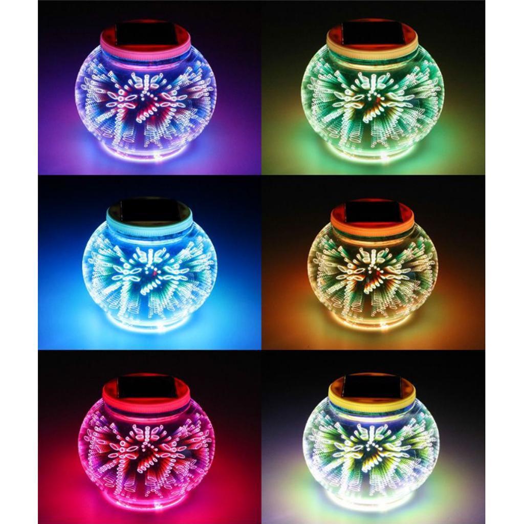 Outdoor Garden Solar Light Led Ball Table Light Waterproof Color Changing