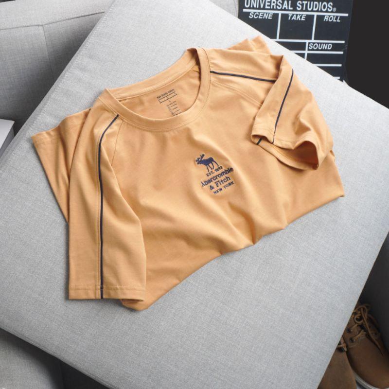 ÁO THUN NAM CỔ TRÒN COTTON THÊU LOGO CÓ SIZE LỚN
